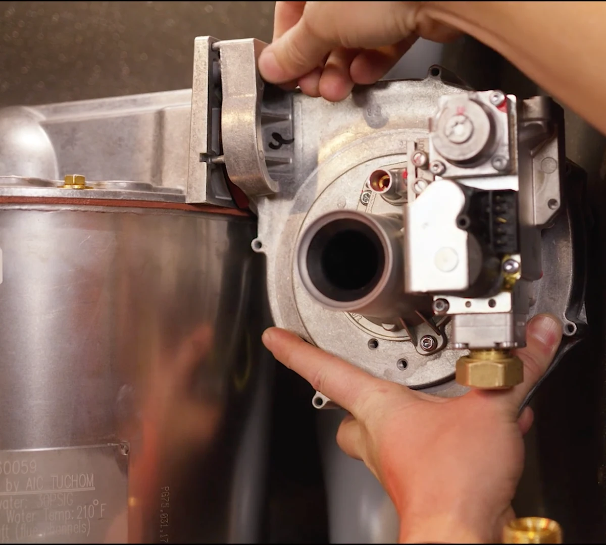 Screenshot from industrial video